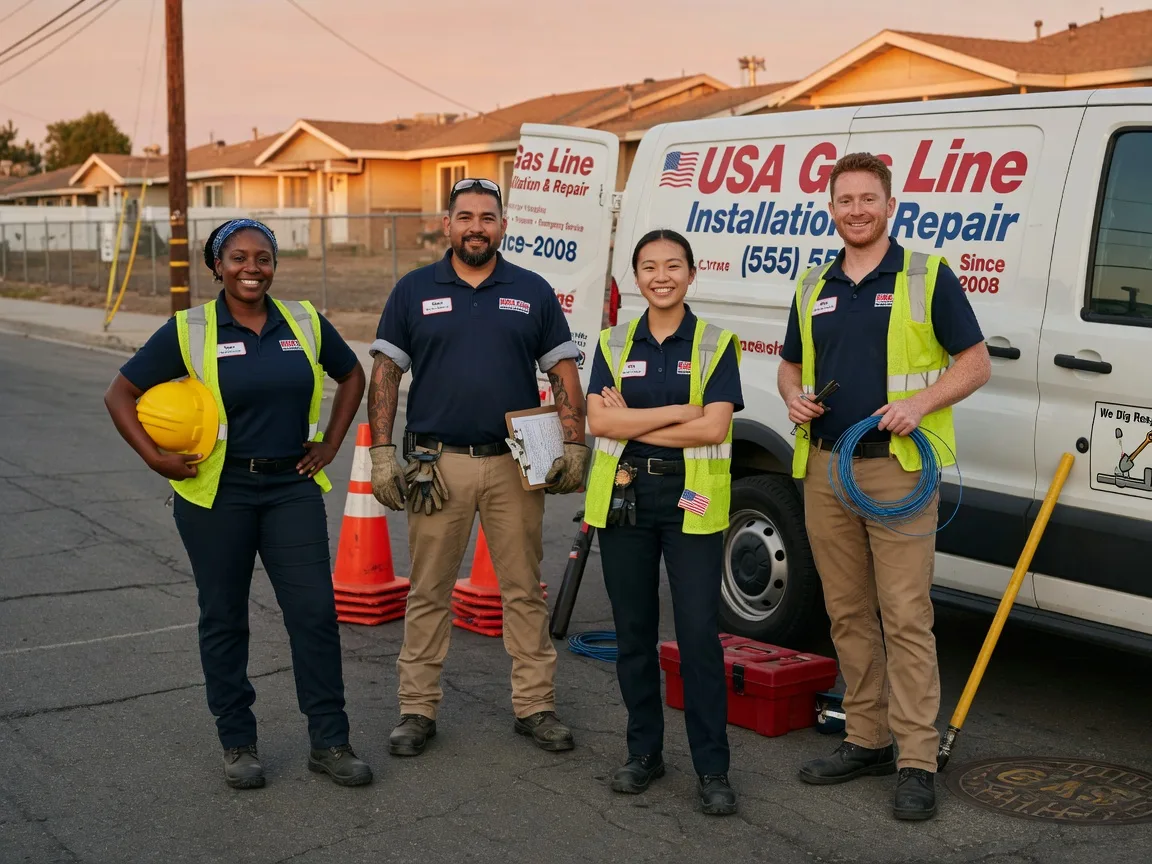 Gas Line Installation company in Sunset, TX